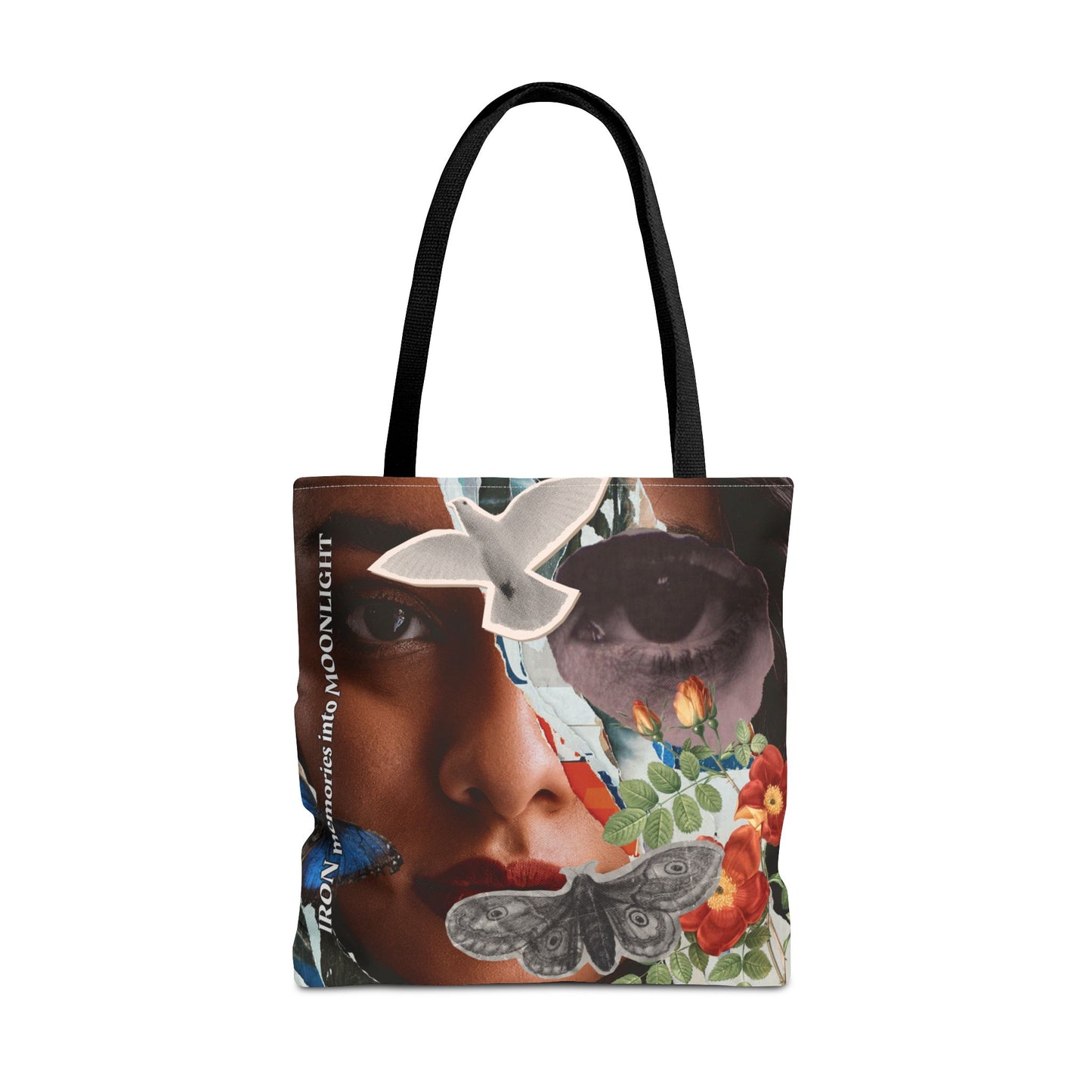 surreal art tote bag - memories to moonlight