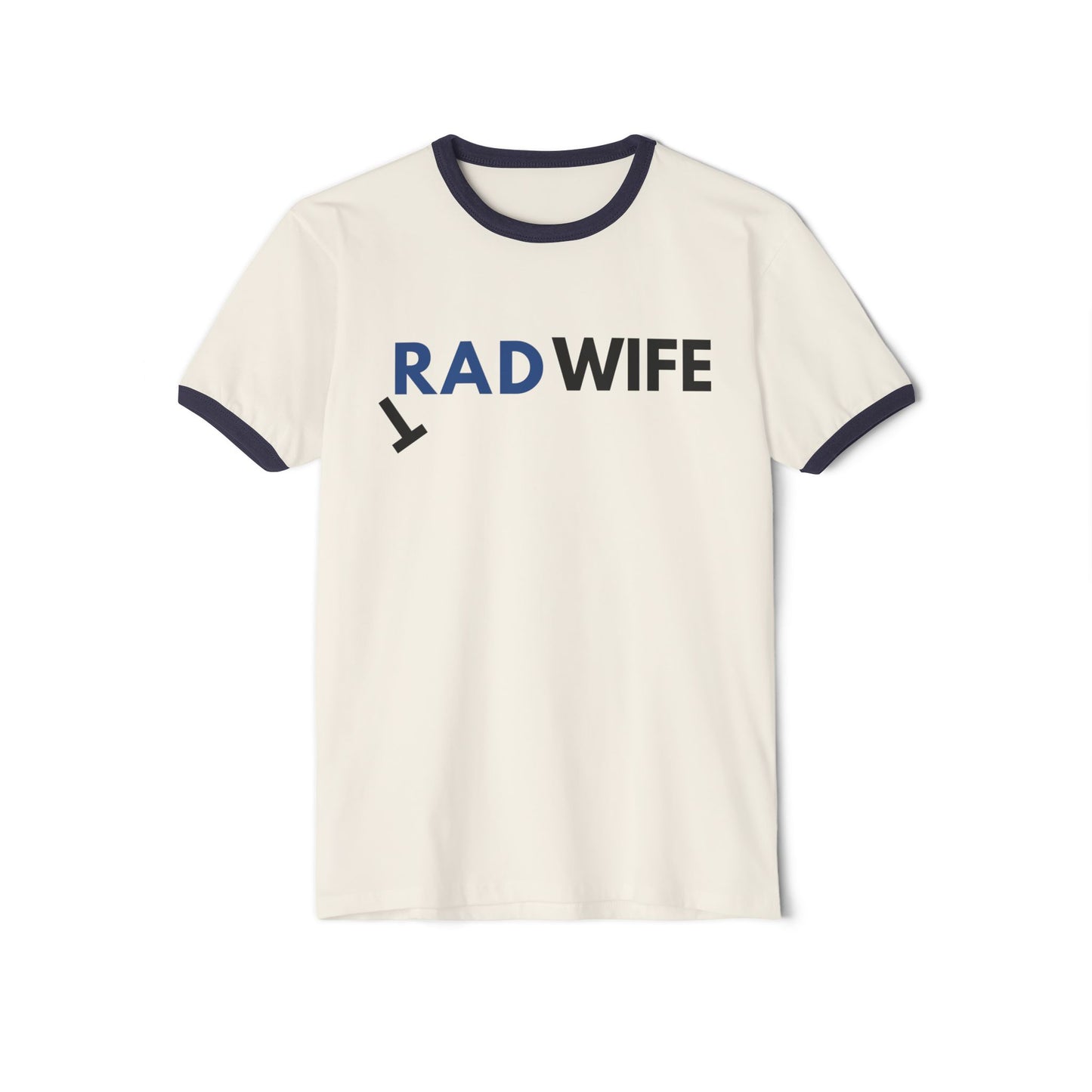 "RAD WIFE" - Cotton Ringer T-Shirt