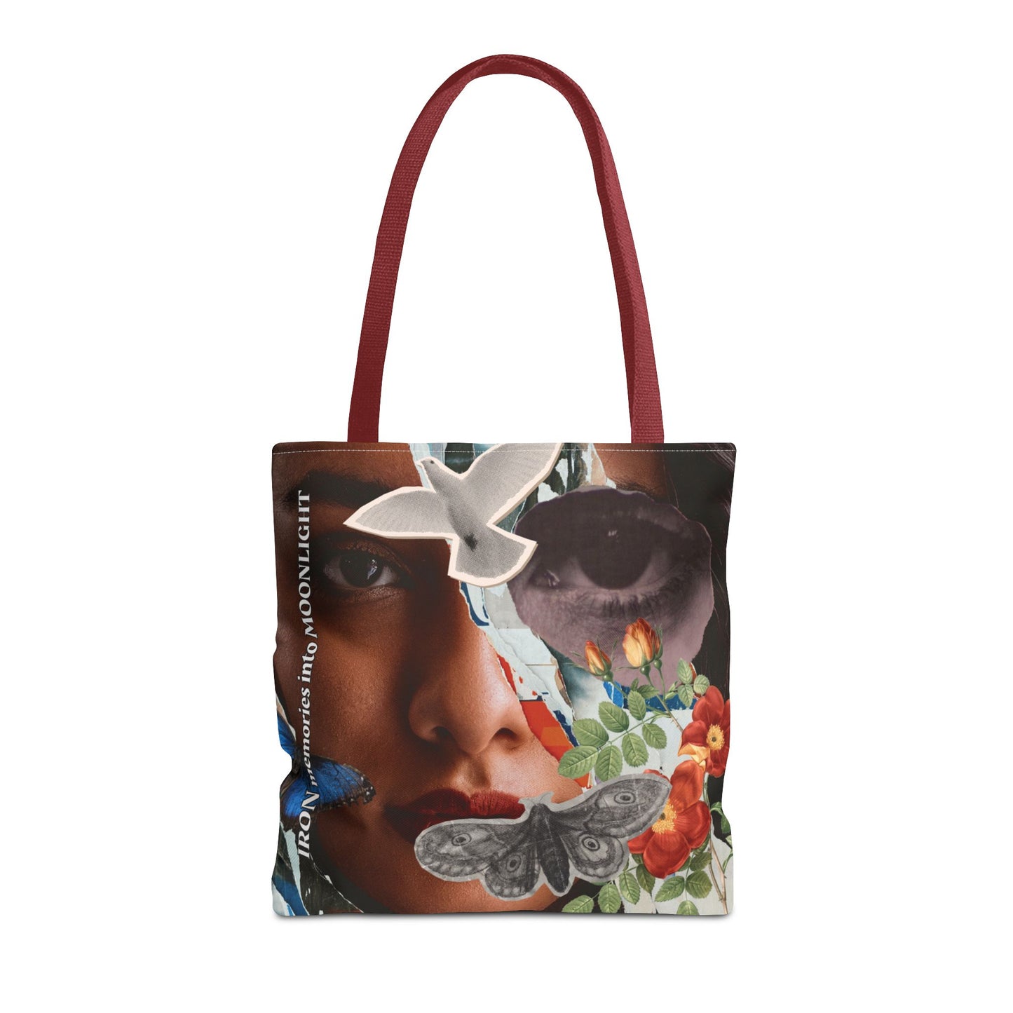 surreal art tote bag - memories to moonlight
