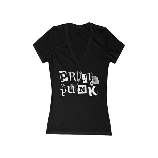 “Pride is Punk” - Deep V-neck tee