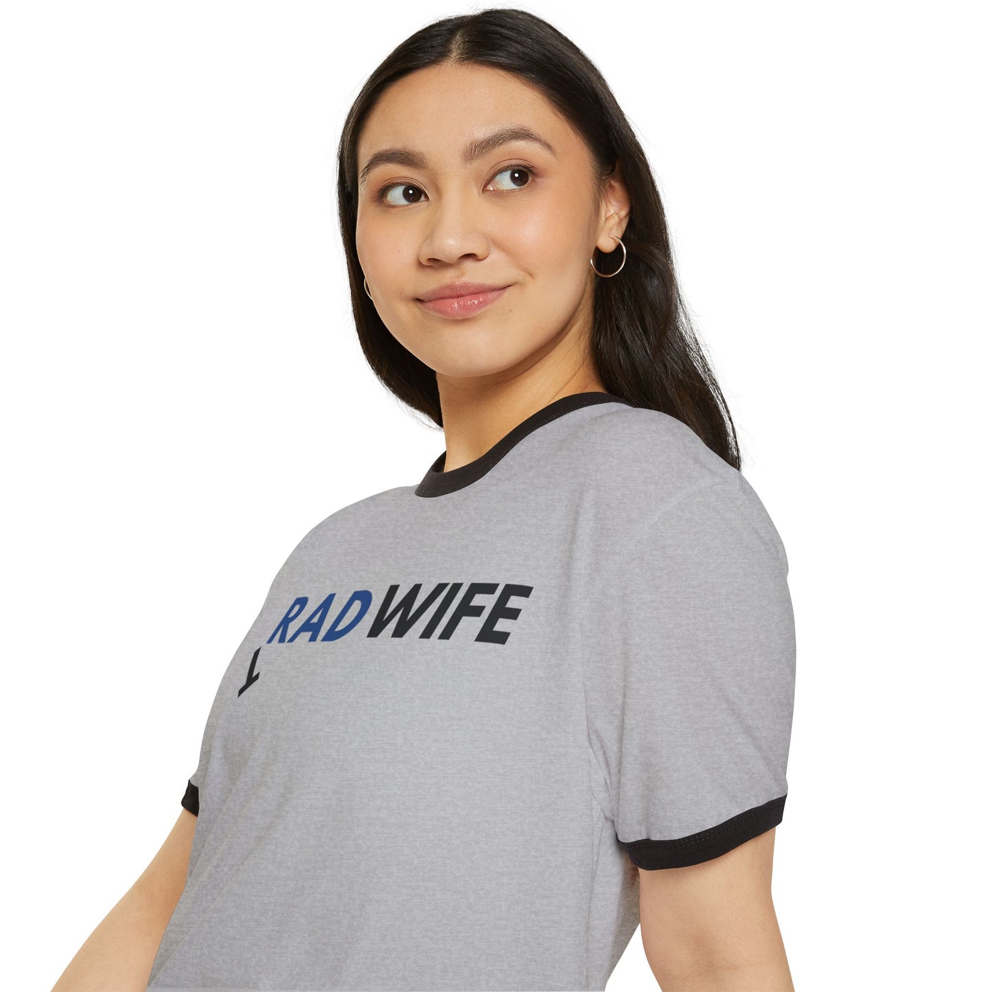 "RAD WIFE" - Cotton Ringer T-Shirt