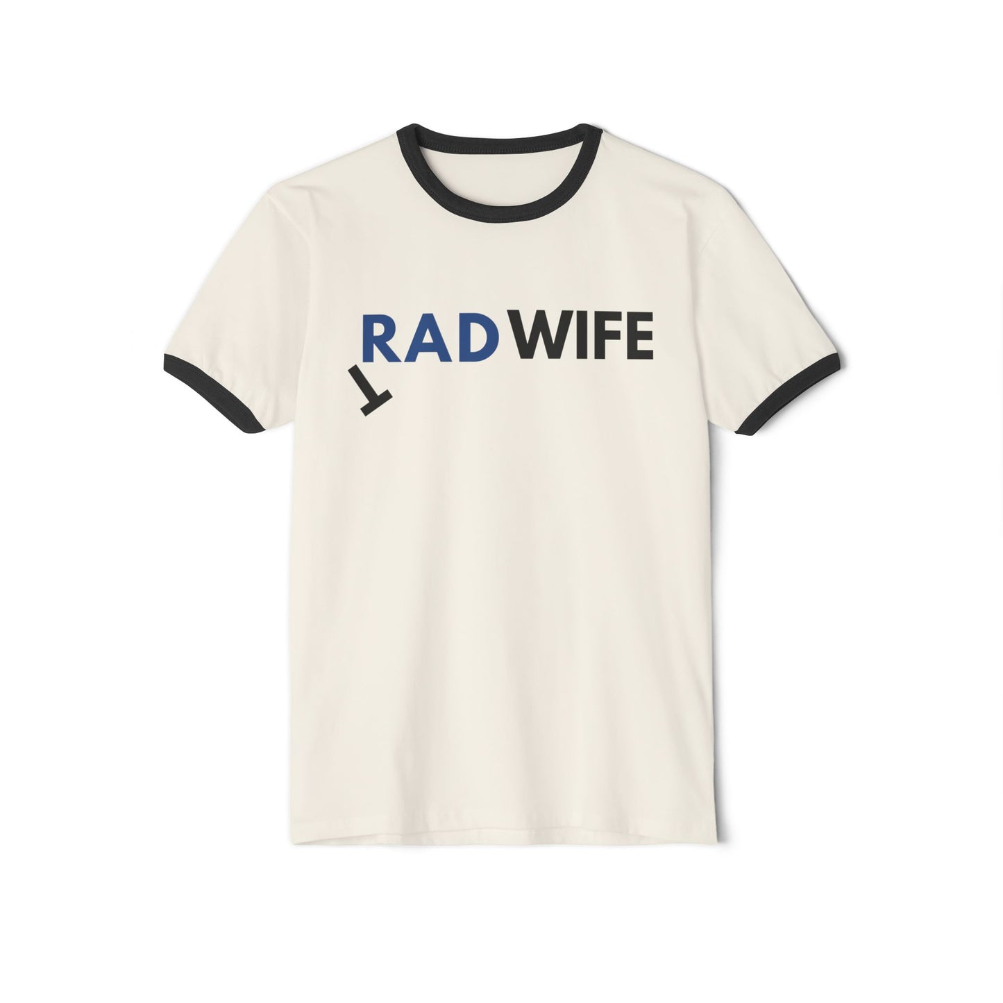 "RAD WIFE" - Cotton Ringer T-Shirt