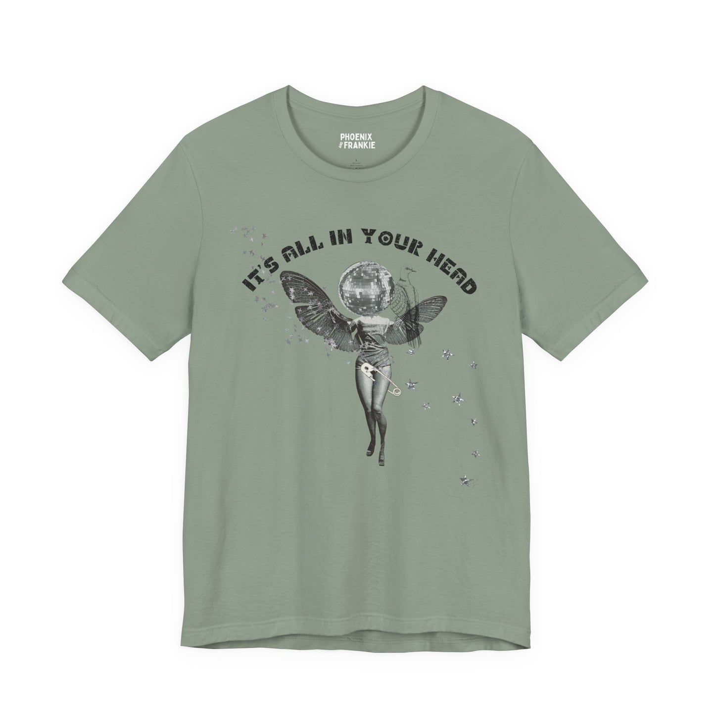 it's all in your head - graphic tee