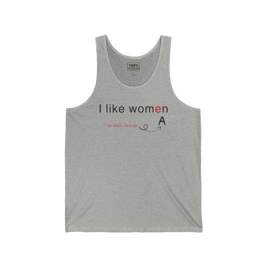 'I like wome/an' - Tank Top