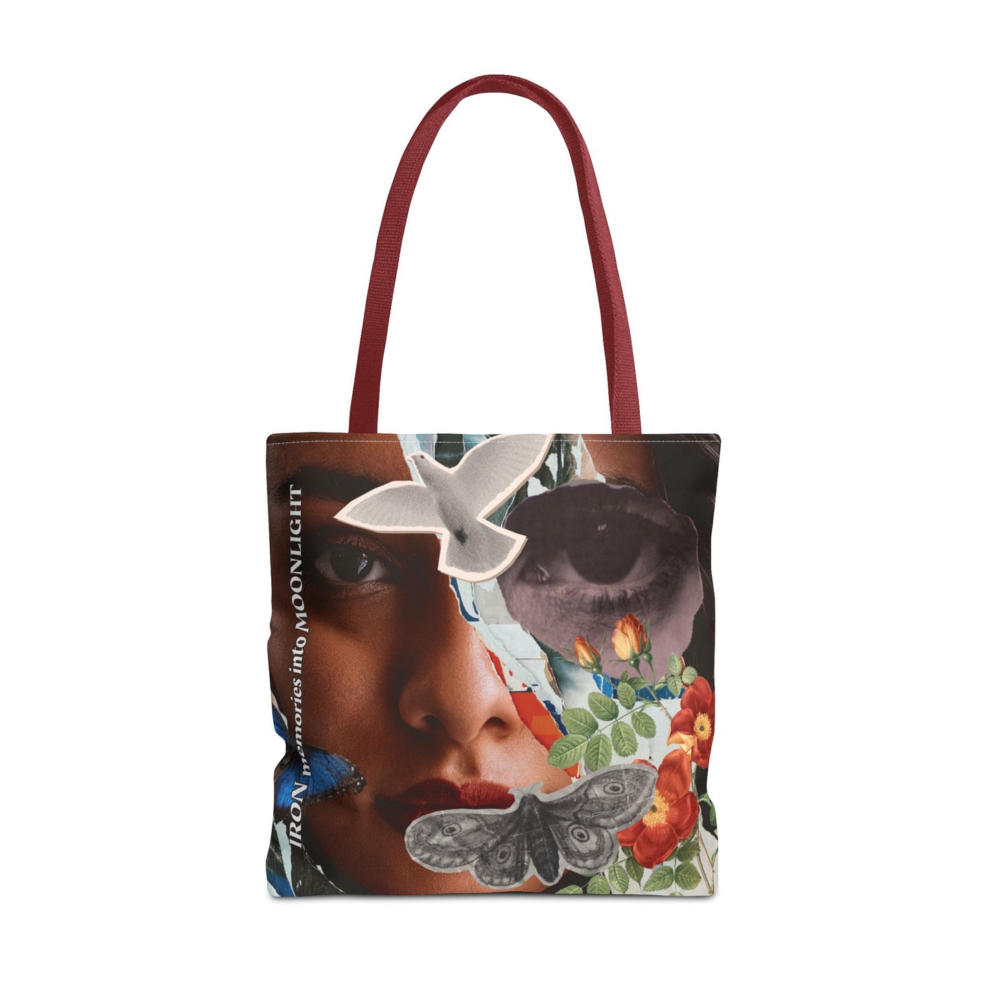surreal art tote bag - memories to moonlight