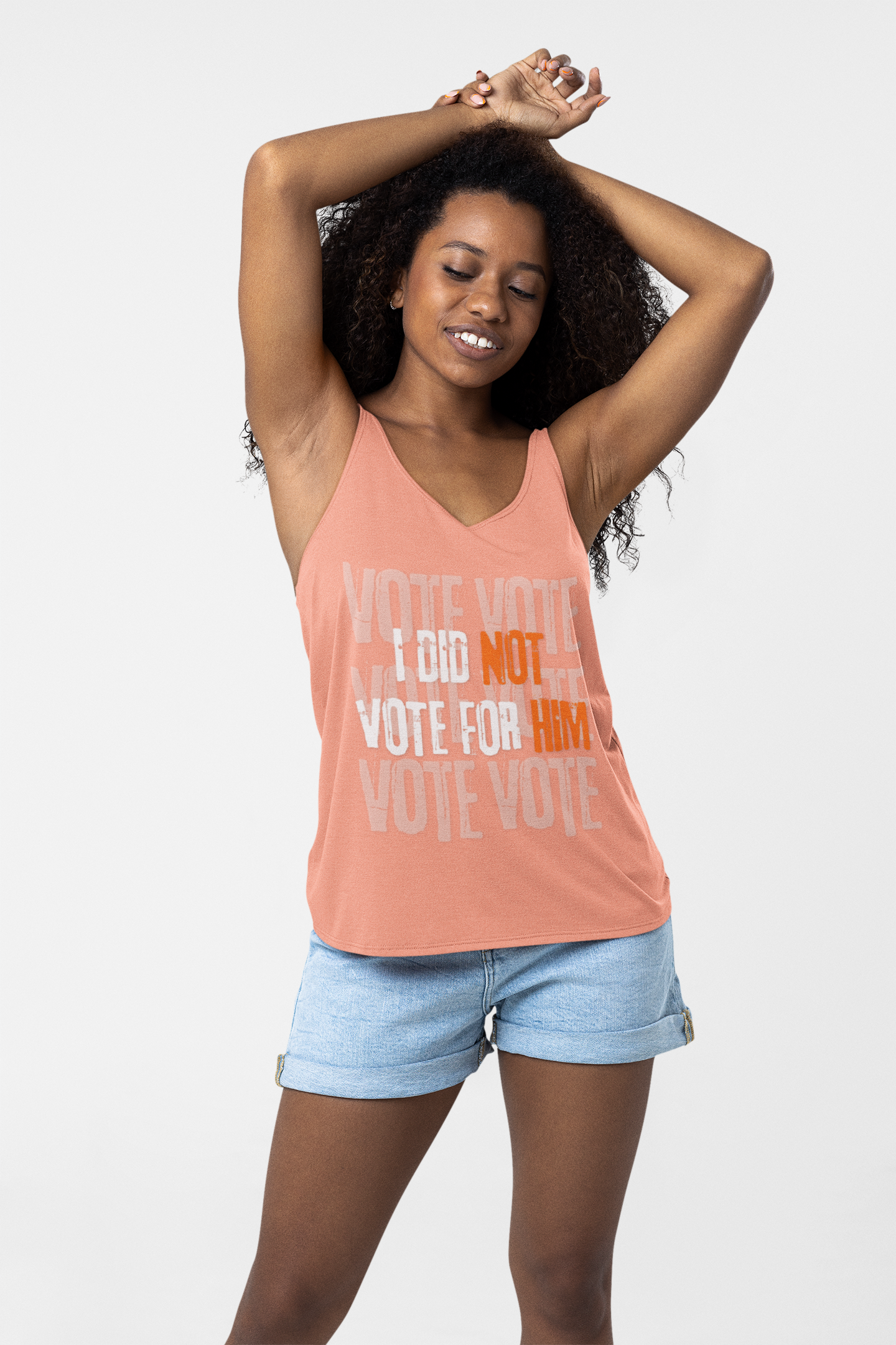 "I Did NOT Vote for HIM"- Racerback Tank