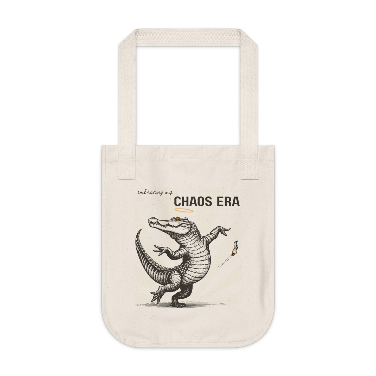 Chaos Era Organic Canvas Tote Bag | Eco-Friendly, Reusable Shopping Bag