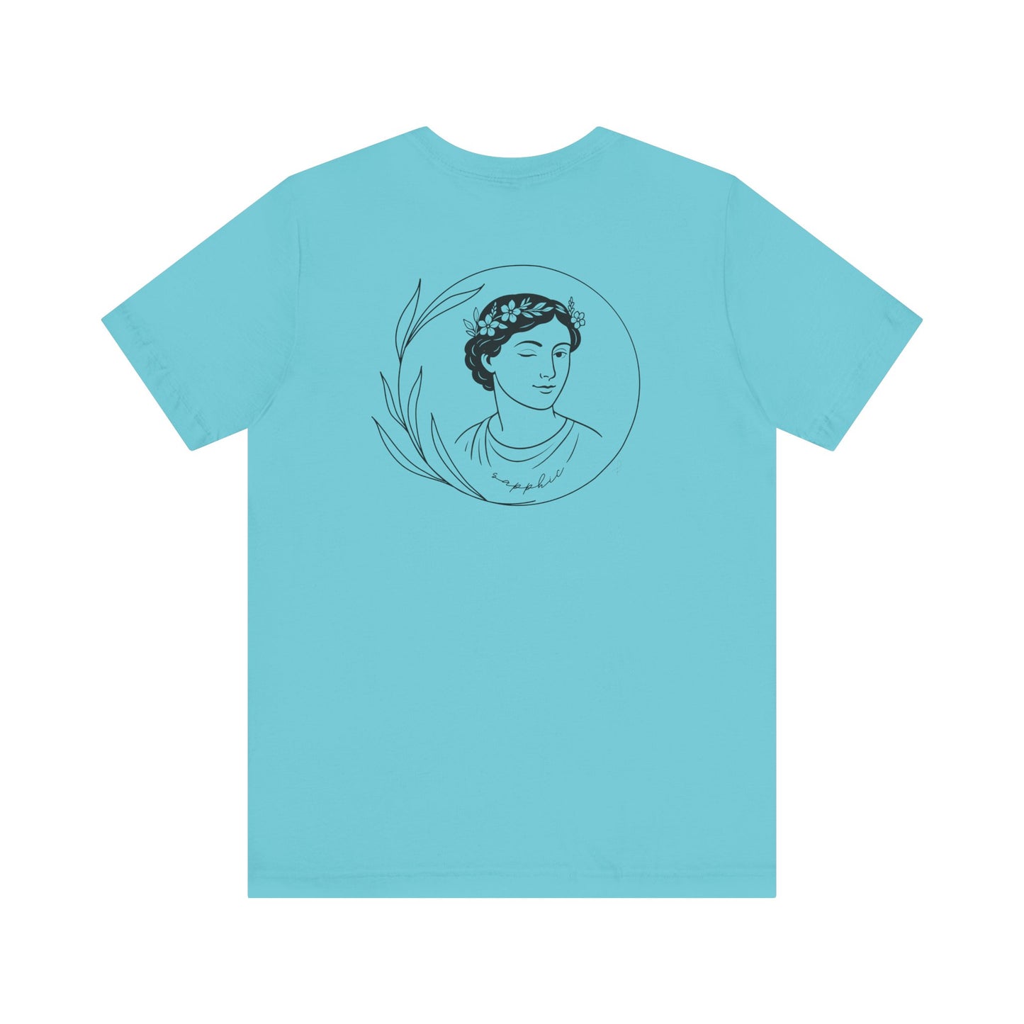sapphic wink - graphic tee