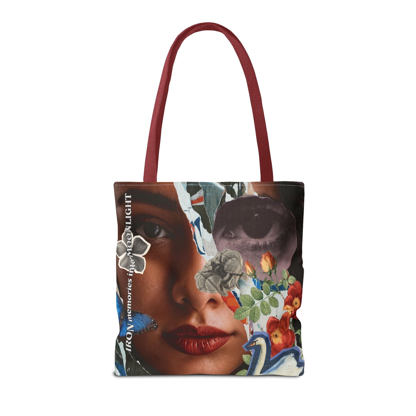 surreal art tote bag - memories to moonlight