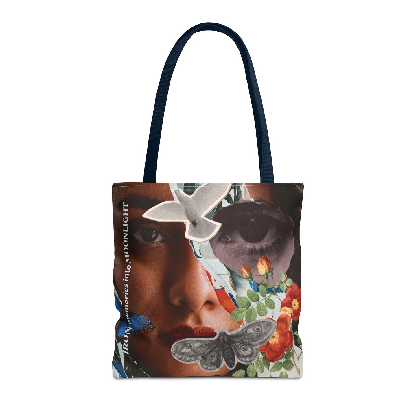 surreal art tote bag - memories to moonlight