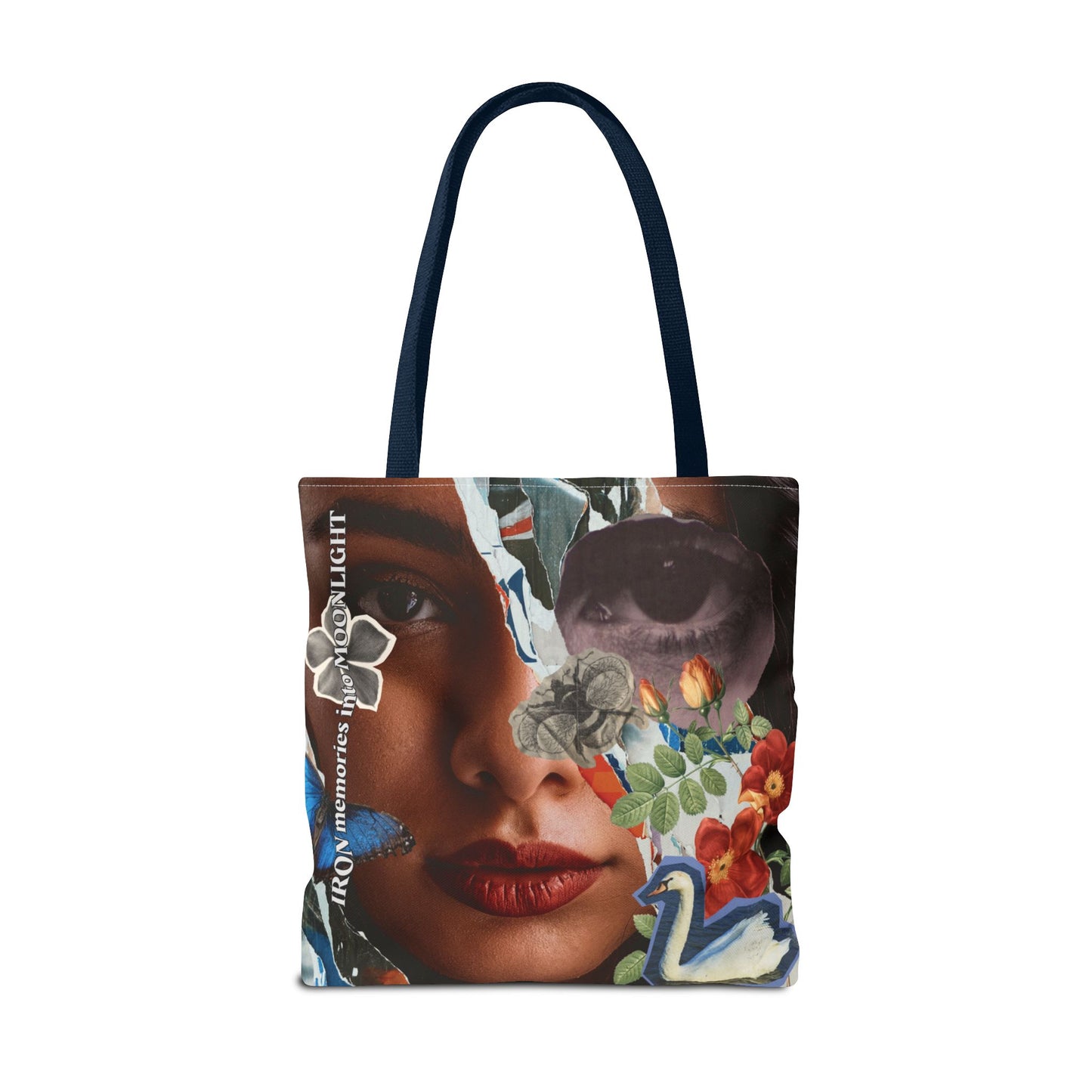 surreal art tote bag - memories to moonlight