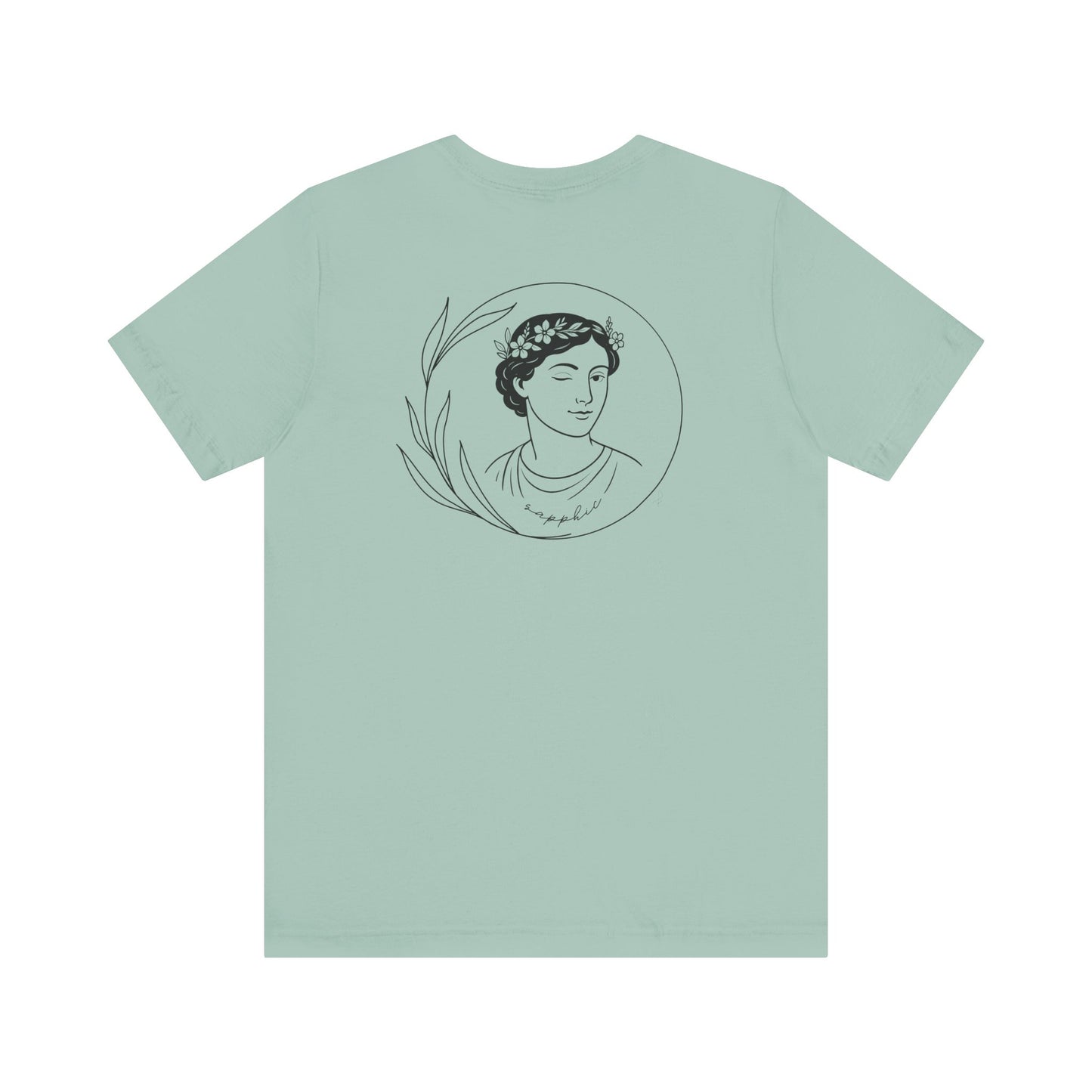 sapphic wink - graphic tee