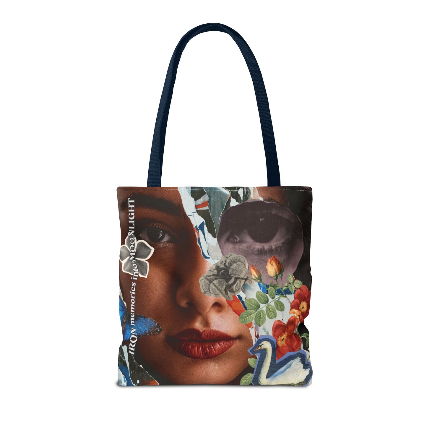 surreal art tote bag - memories to moonlight