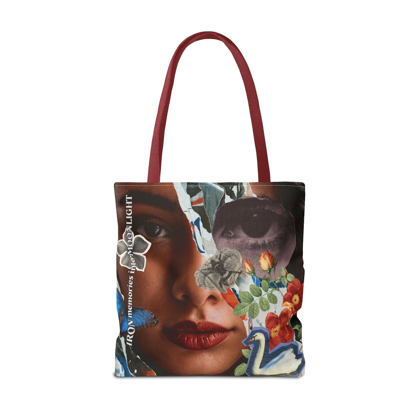surreal art tote bag - memories to moonlight