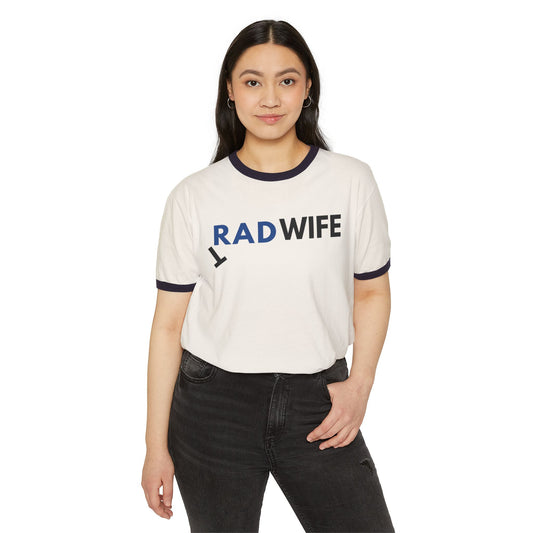 "RAD WIFE" - Cotton Ringer T-Shirt