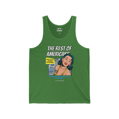 'The Rest of Americans' - Retro Graphic Tank top