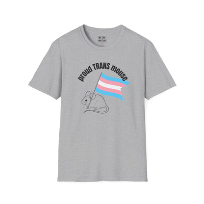 "Proud Trans Mouse"-T-Shirt