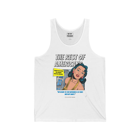 'The Rest of Americans' - Retro Graphic Tank top