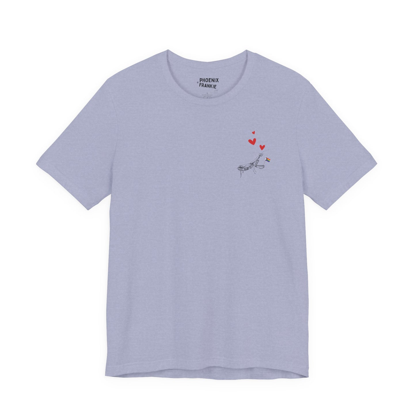 queer mantis love - graphic tee