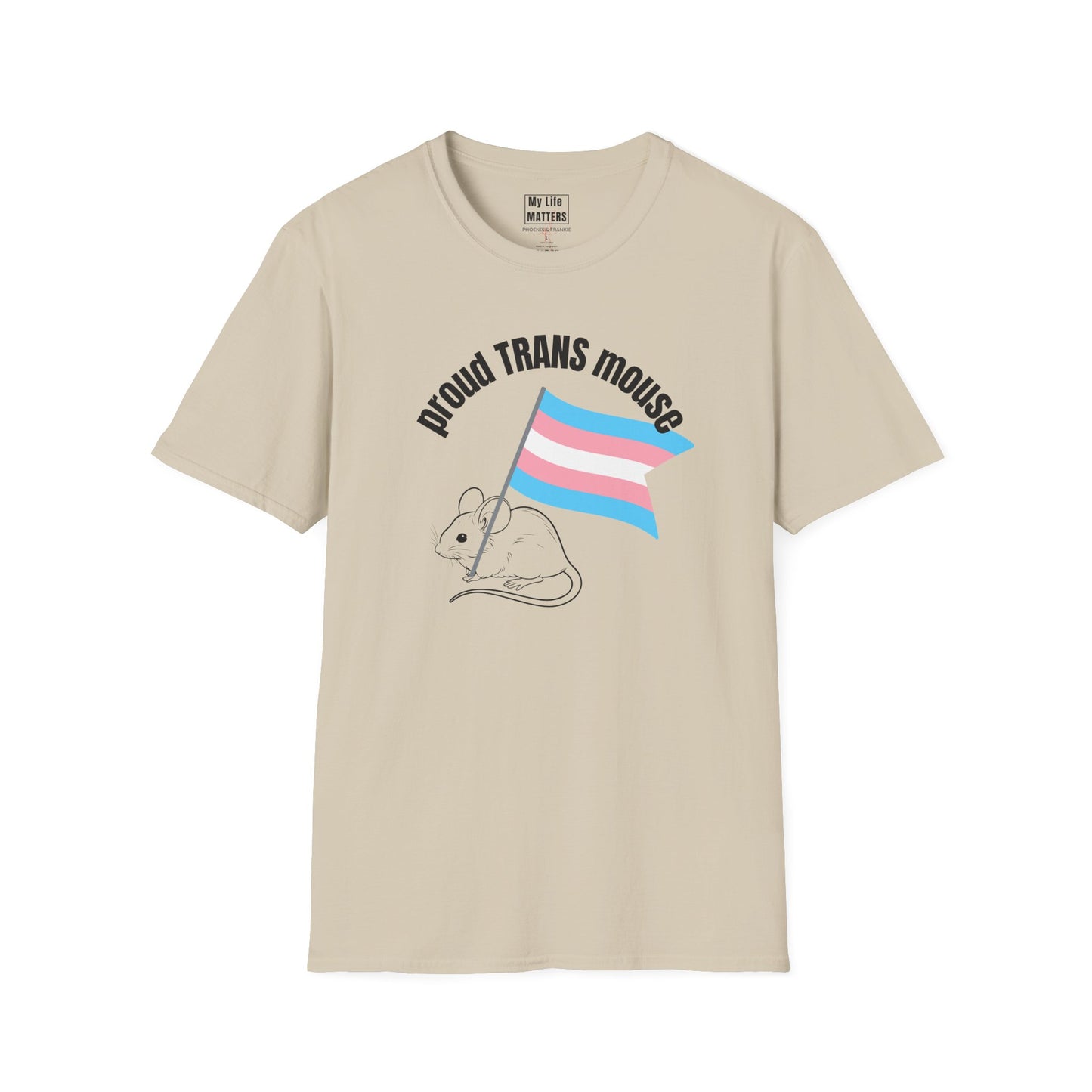 "Proud Trans Mouse"-T-Shirt