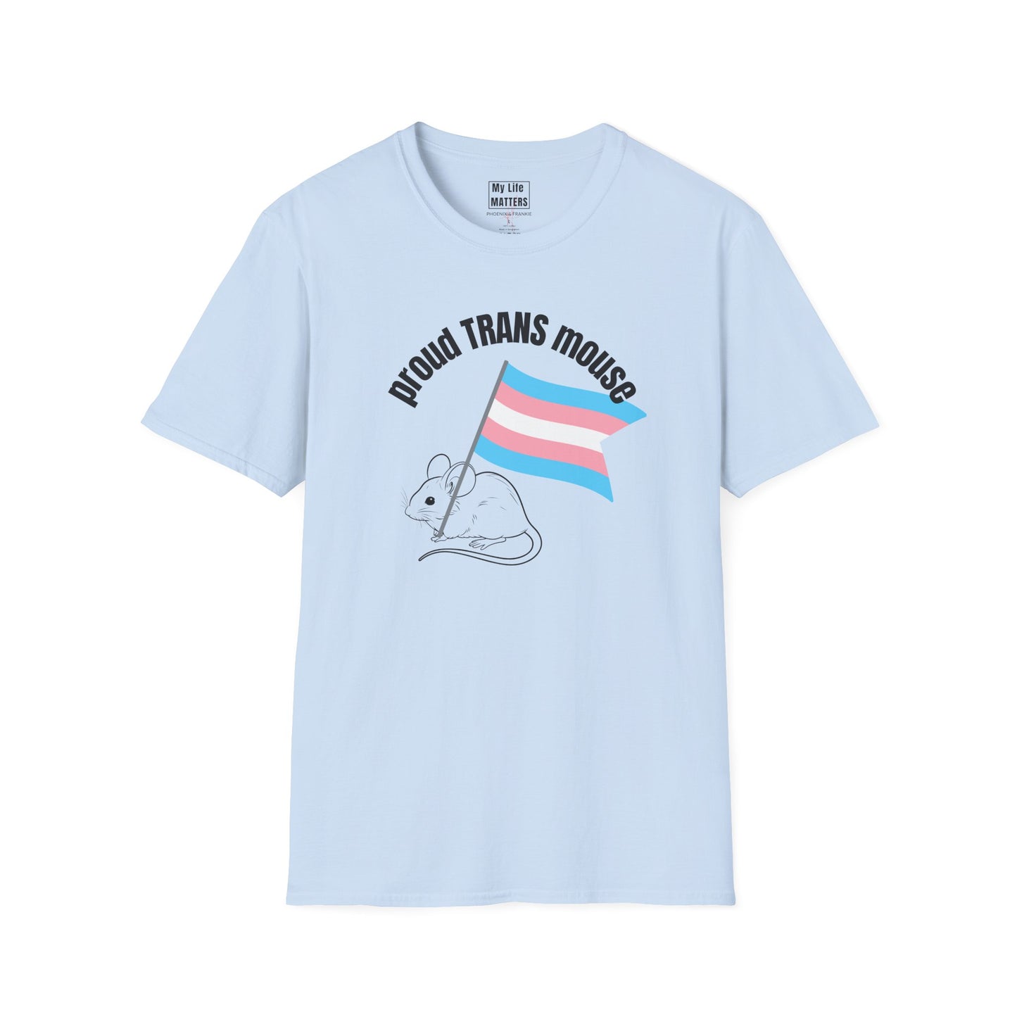 "Proud Trans Mouse"-T-Shirt