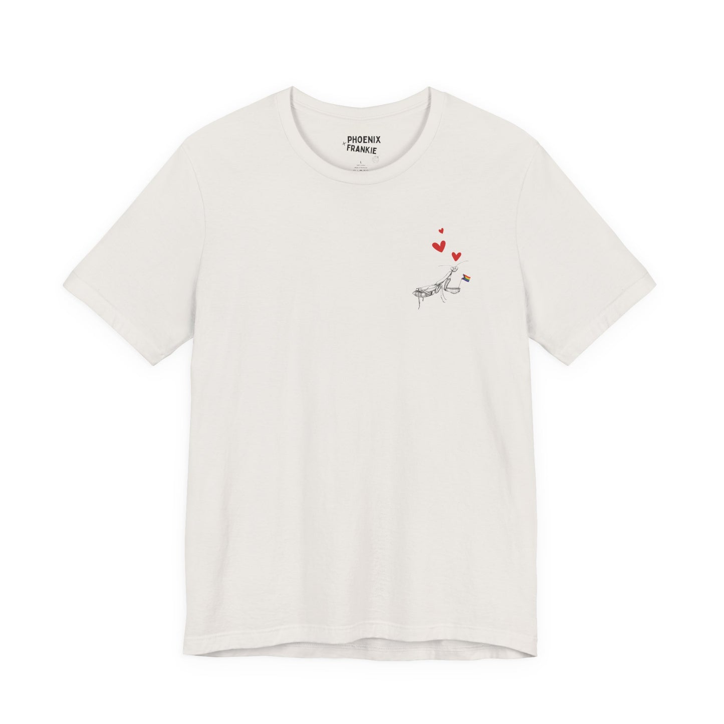 queer mantis love - graphic tee