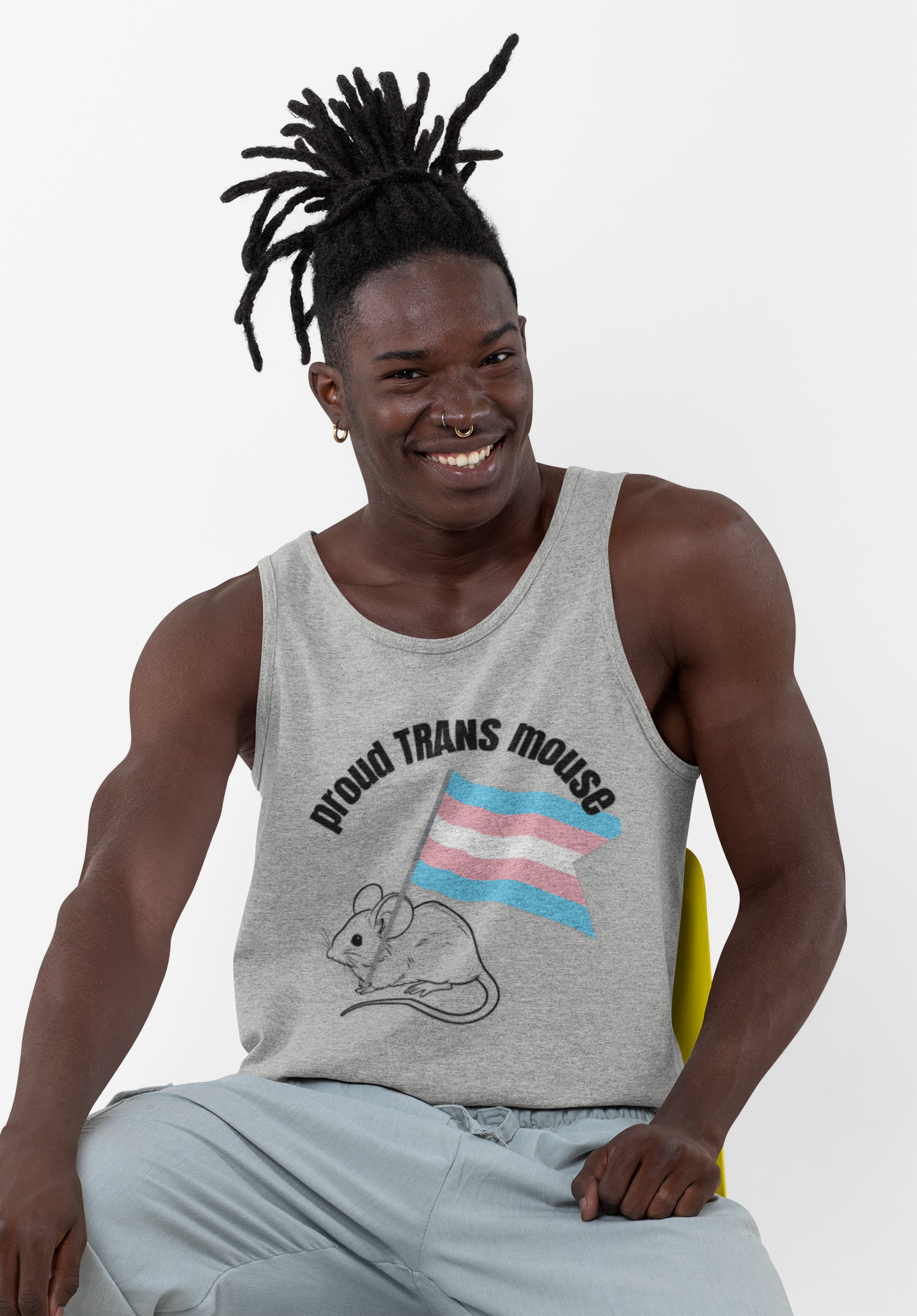 "Proud Trans Mouse" - Tank top (limited edition)