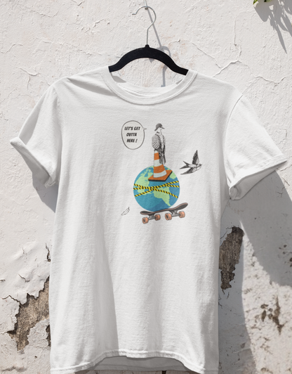 let's get outta here - graphic tee