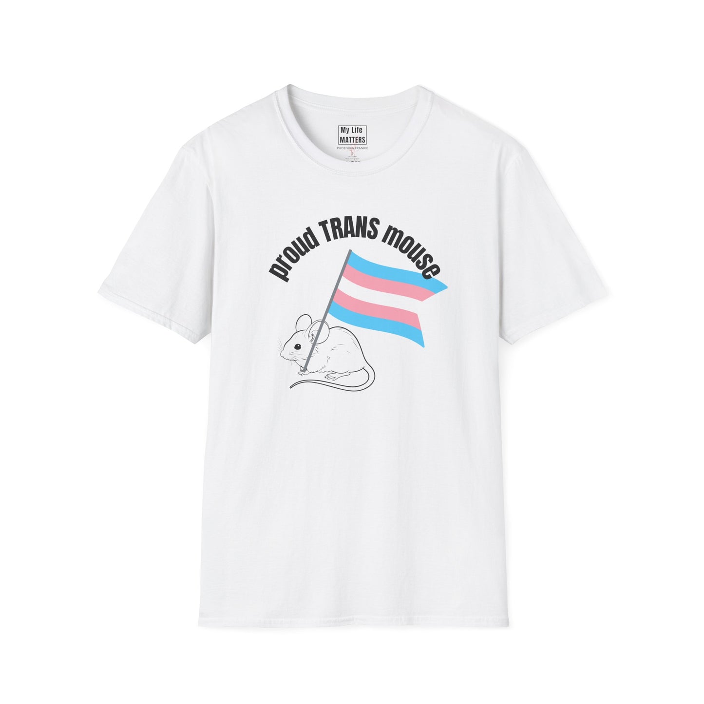 "Proud Trans Mouse"-T-Shirt