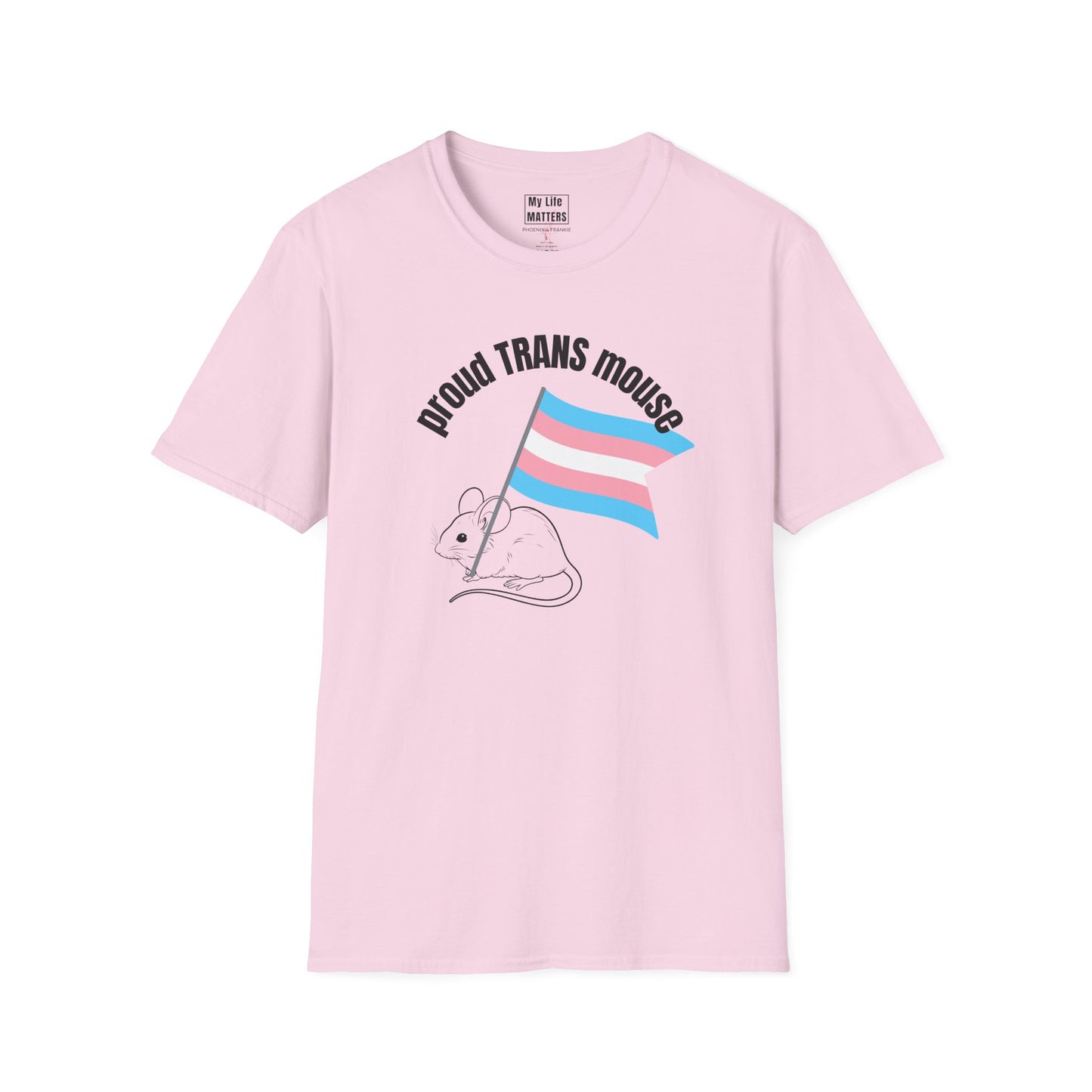 "Proud Trans Mouse"-T-Shirt