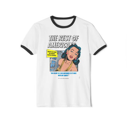 "The Rest of Americans" - Retro Cotton Ringer T-Shirt