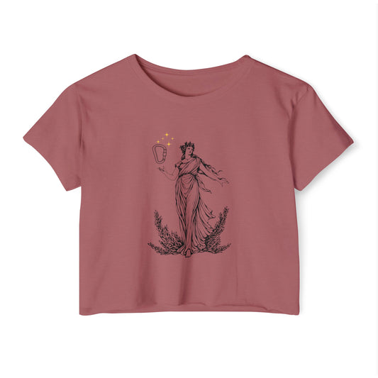 Sapphic vibes - Crop T-shirt