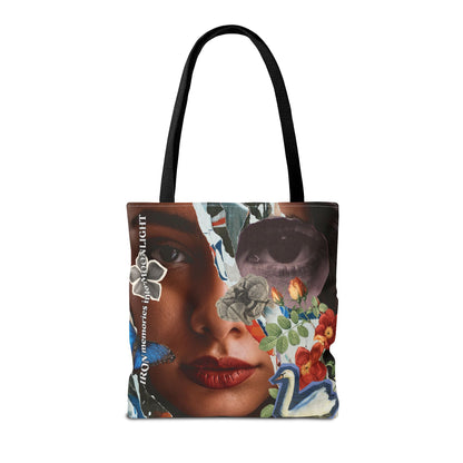 surreal art tote bag - memories to moonlight